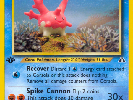 Corsola (37 75) [Neo Discovery 1st Edition] Supply