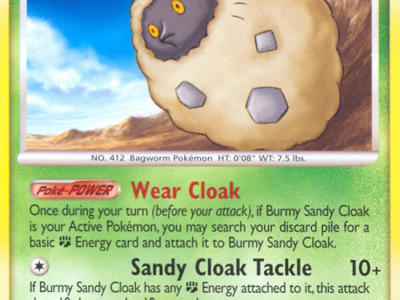 Burmy Sandy Cloak (12 17) [POP Series 7] on Sale