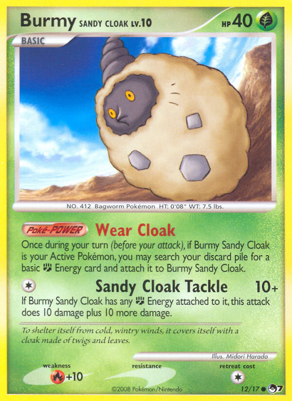 Burmy Sandy Cloak (12 17) [POP Series 7] on Sale