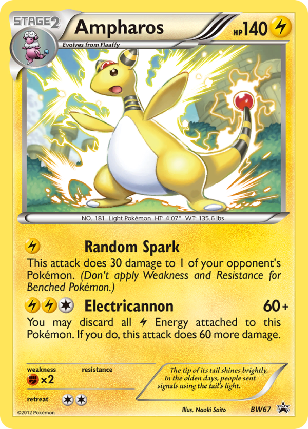 Ampharos (BW67) [Black & White: Black Star Promos] Cheap