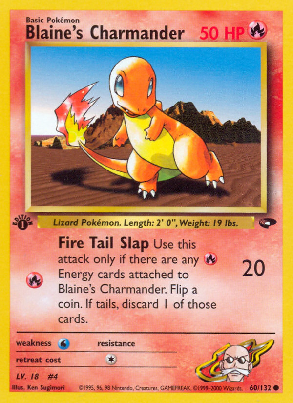 Blaine s Charmander (60 132) [Gym Challenge 1st Edition] Online