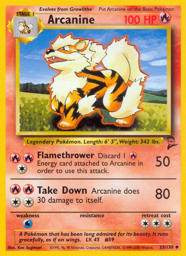 Arcanine (33 130) [Base Set 2] Online