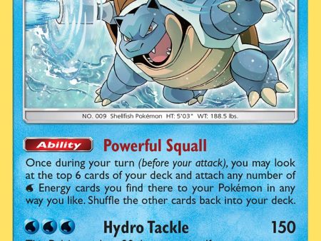 Blastoise (25 181) (Theme Deck Exclusive) [Sun & Moon: Team Up] For Sale