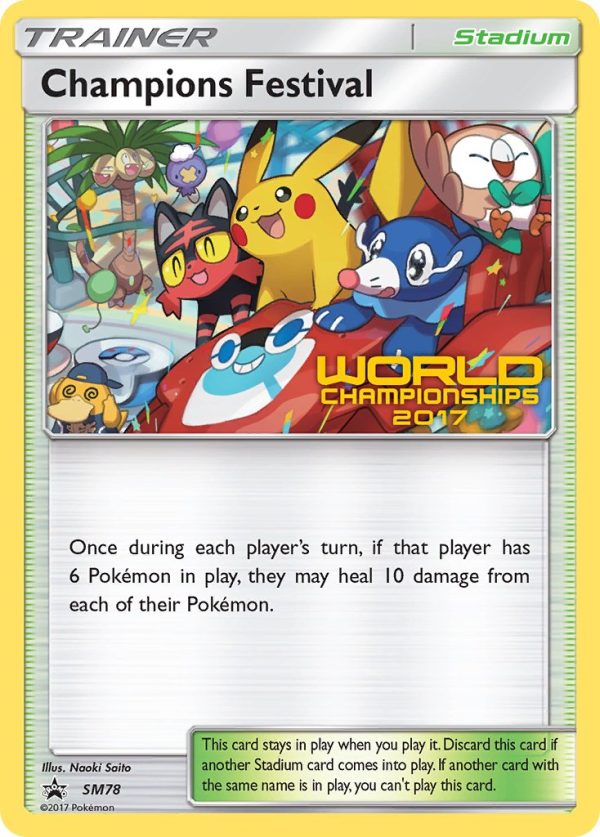 Champions Festival (SM78) (2017 Champion) [Sun & Moon: Black Star Promos] Online