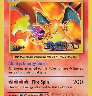 Charizard (11 108) (XY Evolutions Staff Prerelease) [XY: Black Star Promos] For Cheap