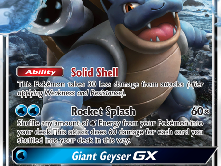 Blastoise GX (35 214) [Sun & Moon: Unbroken Bonds] Online Hot Sale