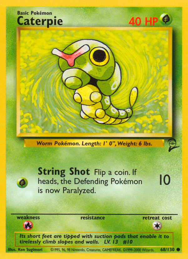 Caterpie (68 130) [Base Set 2] Fashion